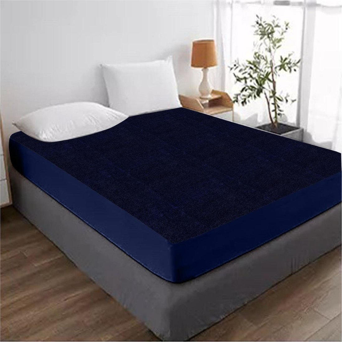 Orkasleep Mattress Protector, Blue view 3